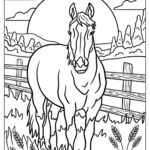 51 Horse Coloring Pages Free PDF Printables 