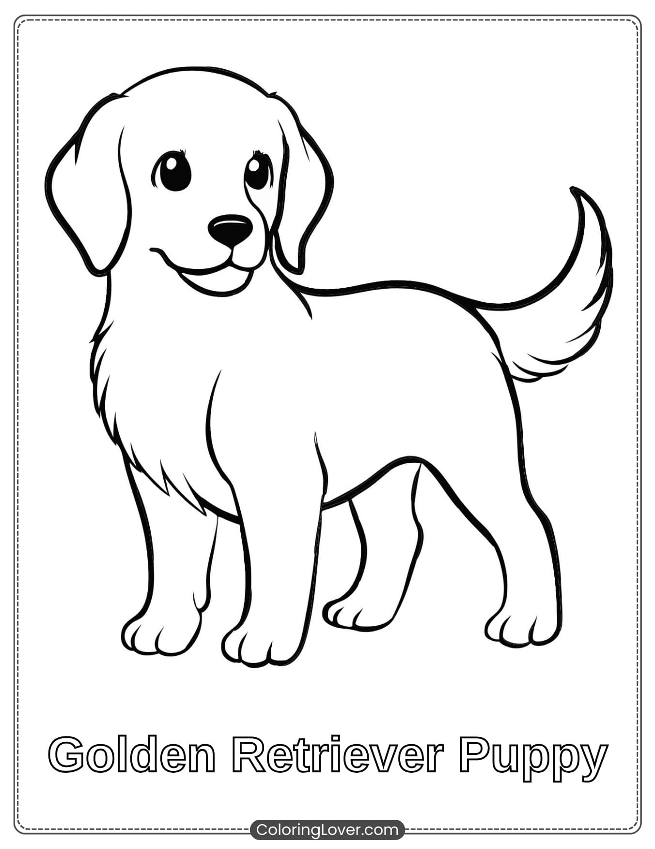 dog coloring in pages