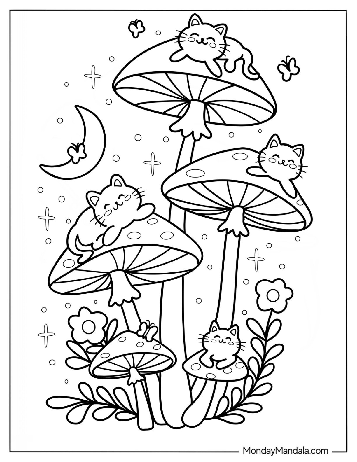 coloring pages mushrooms coloring pages mushrooms