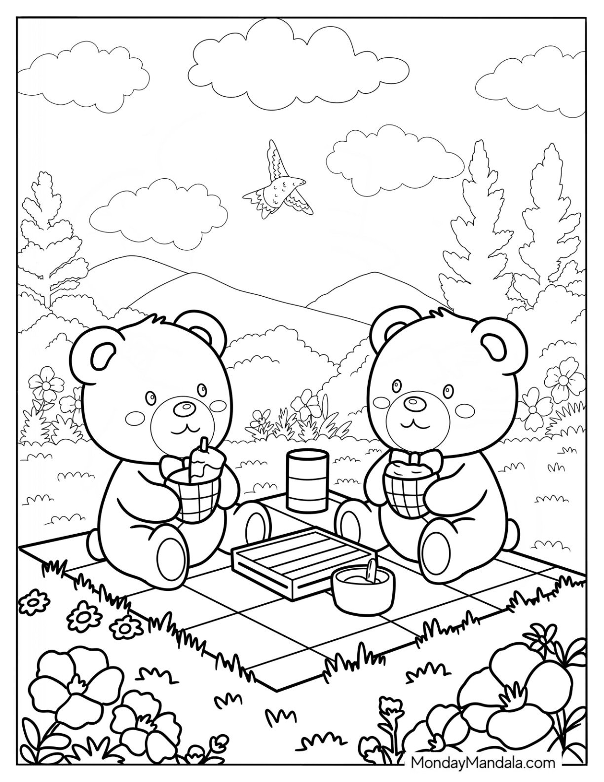 57 Teddy Bear Coloring Pages Free PDF Printables 