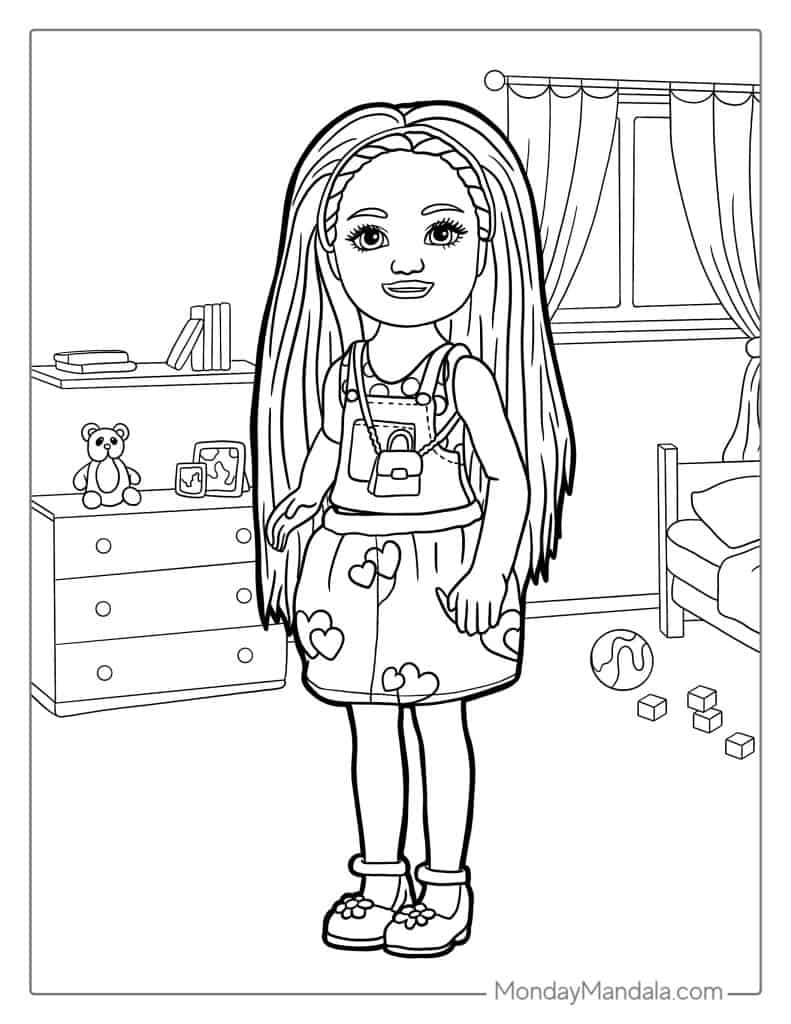 58 Barbie Coloring Pages Free PDF Printables 