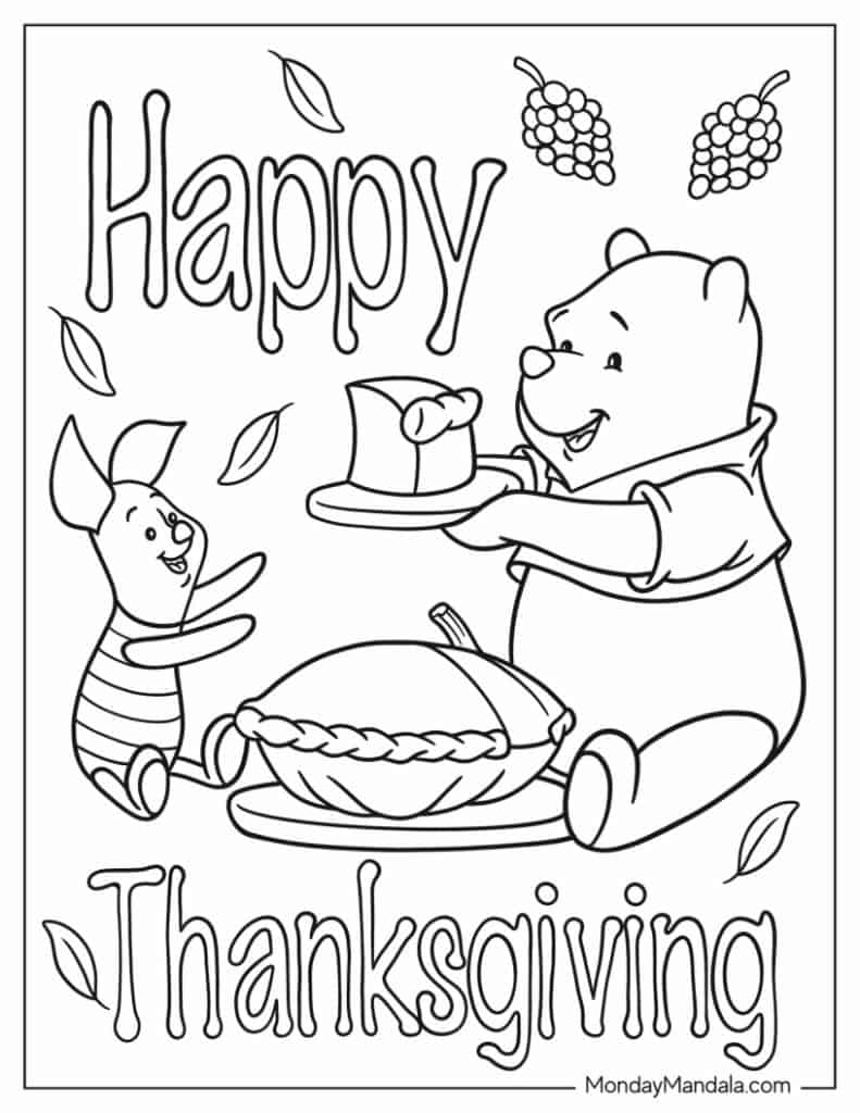 67 Thanksgiving Coloring Pages Free PDF Printables 