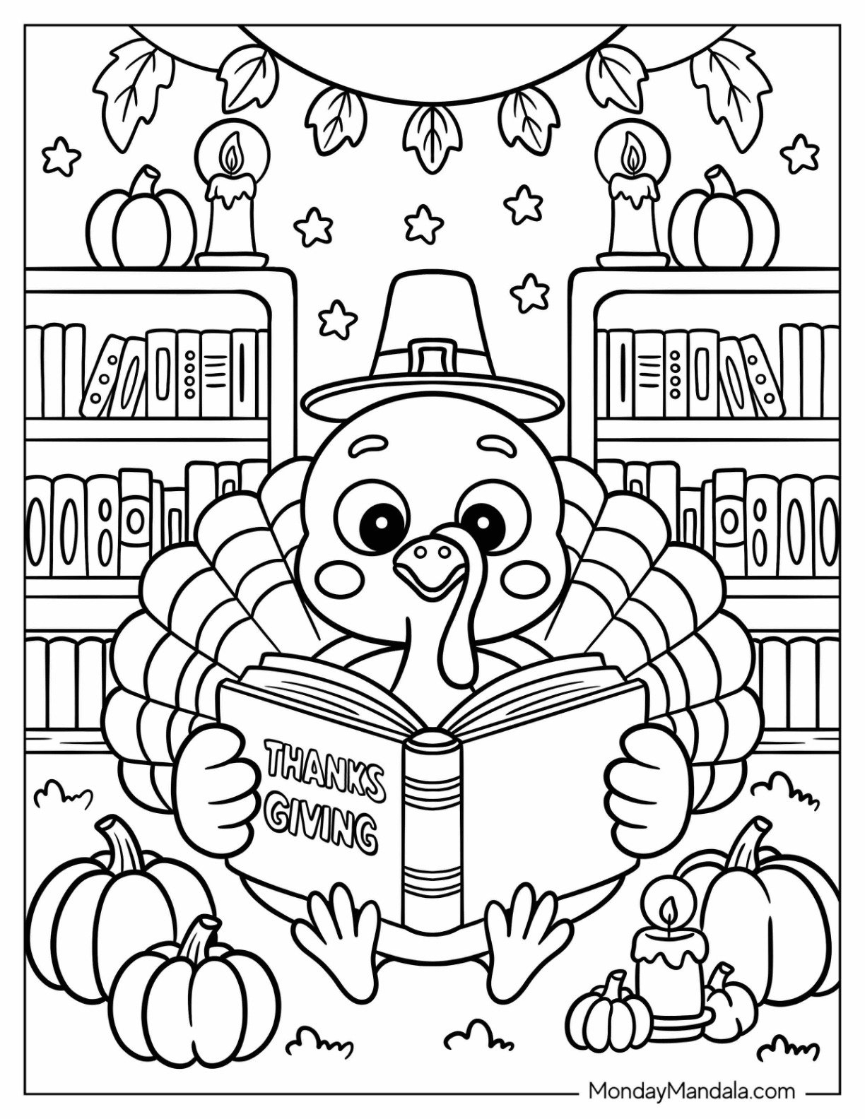 67 Thanksgiving Coloring Pages Free PDF Printables 