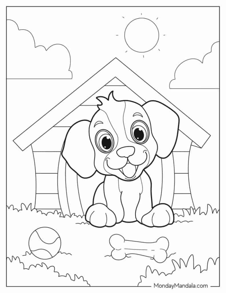 coloring pages dogs freeprintable cutting worksheets for preschool coloring pages dogs freeprintable cutting worksheets for preschool