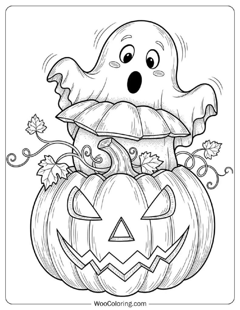 free halloween coloring page