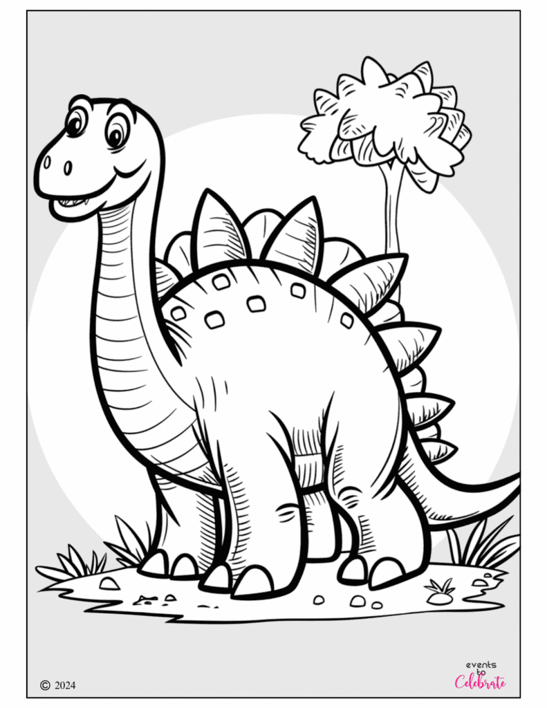 Adorable Dinosaur Coloring Pages For Kids Free Printables Party Ideas For Real People