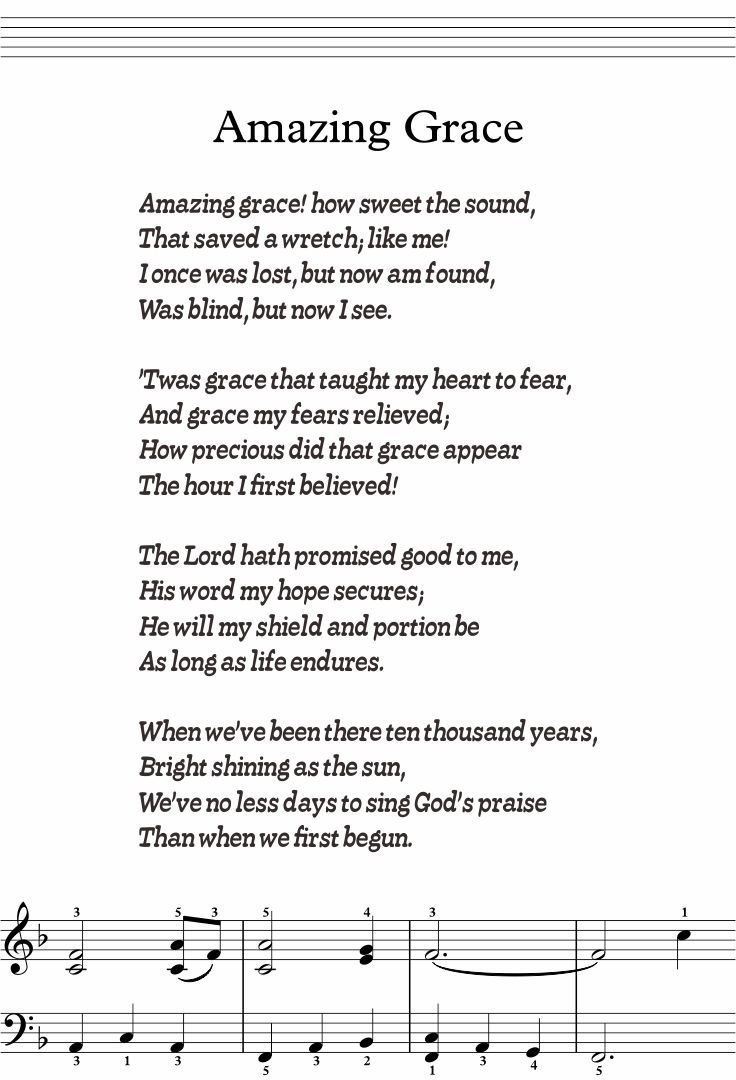 free printable hymns with lyrics