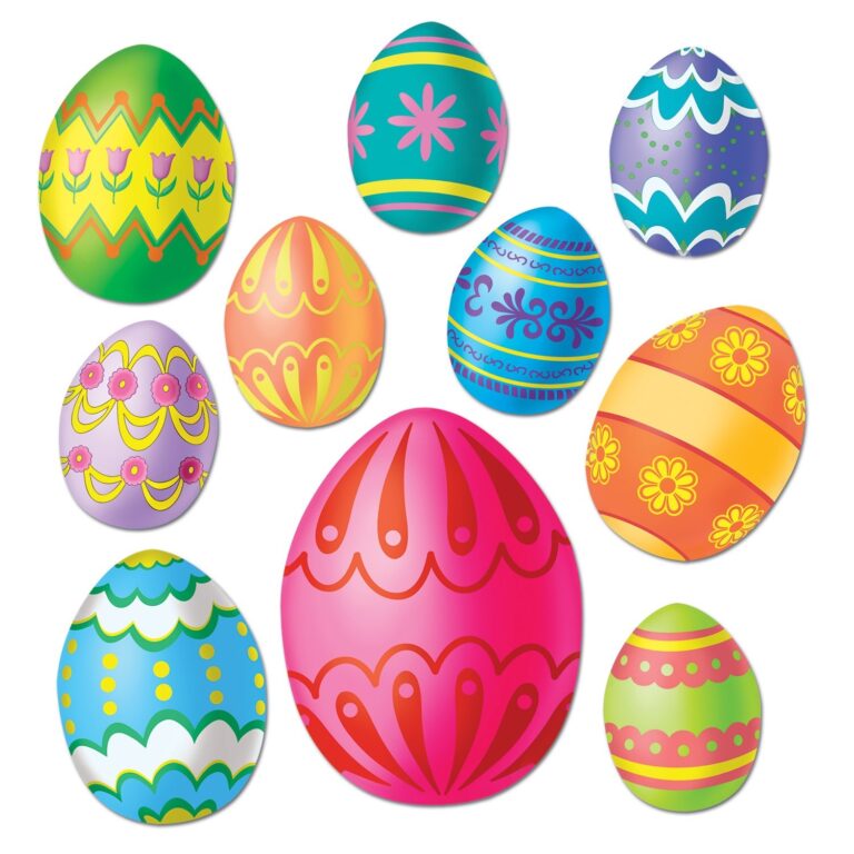 Amazon Beistle Easter Egg Cutouts Home Kitchen