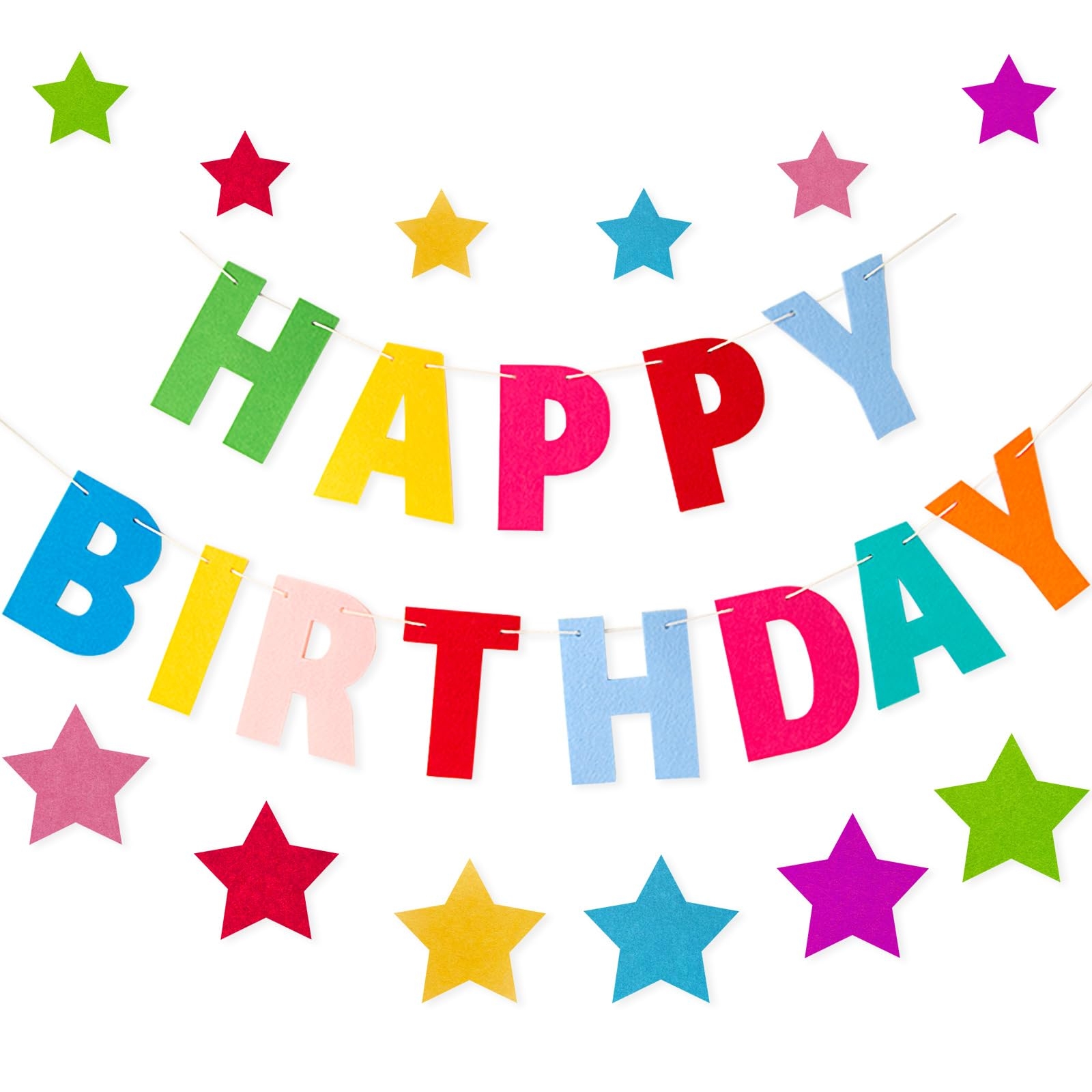 Amazon Colorful Happy Birthday Banner With Rainbow Stars 7 9 Inch Thickened Felt Letters For Birthday Backdrop Decorations Toys Games Amazon Colorful Happy Birthday Banner With Rainbow Stars 7 9 Inch Thickened Felt Letters For Birthday Backdrop Decorations Toys Games