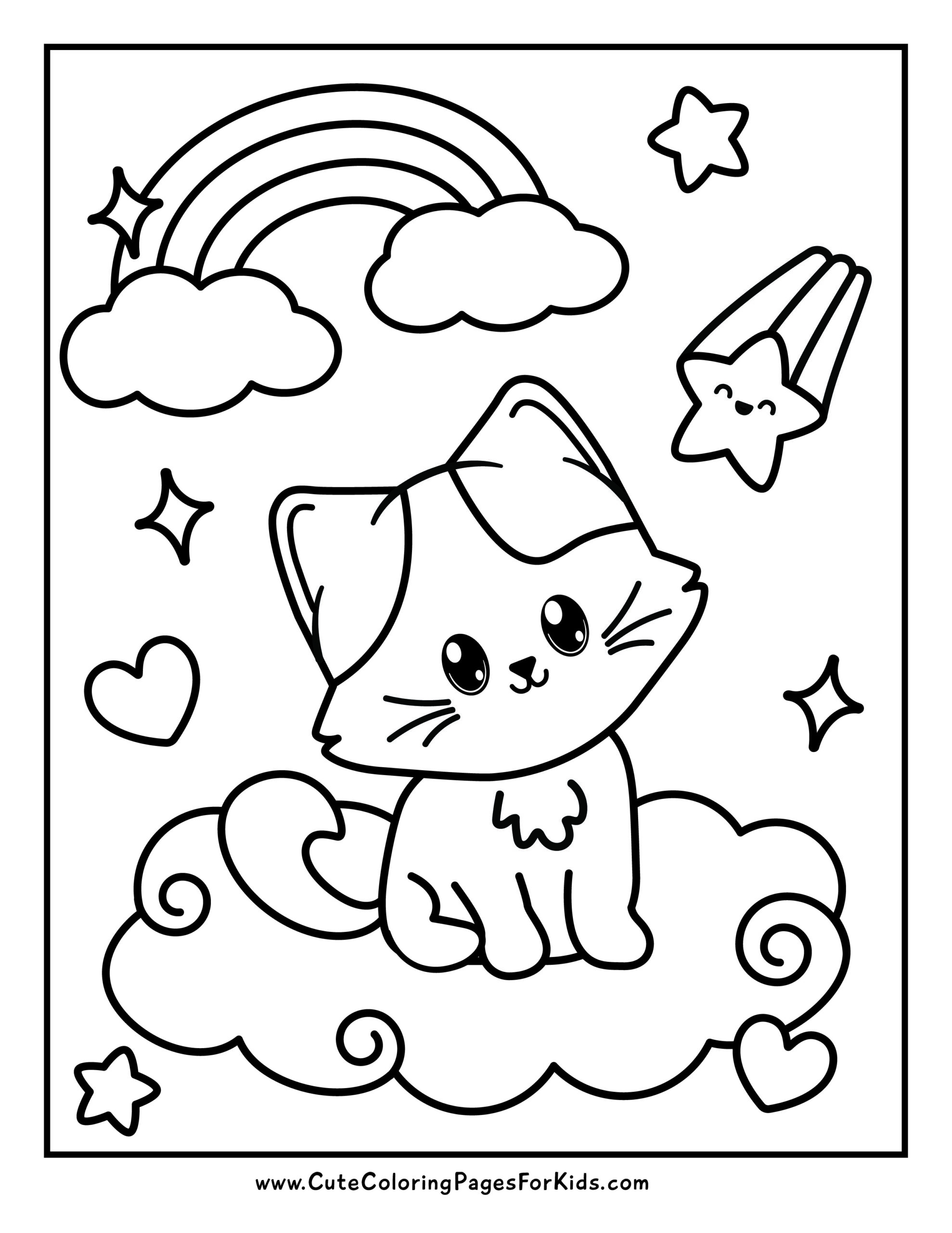 printable cat coloring pages printable cat coloring pages