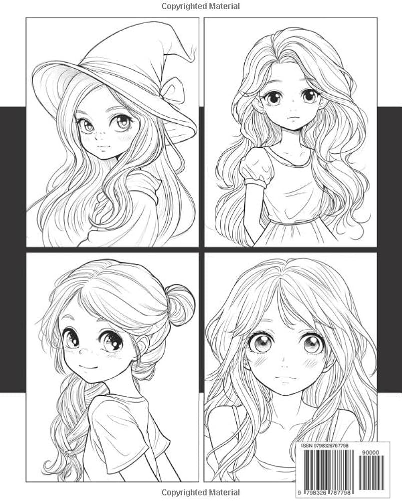 Anime Girls Coloring Book 50 Pretty Anime Coloring Pages For Kids Ages 6 12 And Teens Perfect For Relaxation Hannah P Saunders 9798326787798 Amazon Books Anime Girls Coloring Book 50 Pretty Anime Coloring Pages For Kids Ages 6 12 And Teens Perfect For Relaxation Hannah P Saunders 9798326787798 Amazon Books