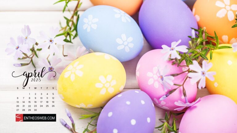 April 2025 Calendar Desktop Wallpaper And Screensavers EntheosWeb