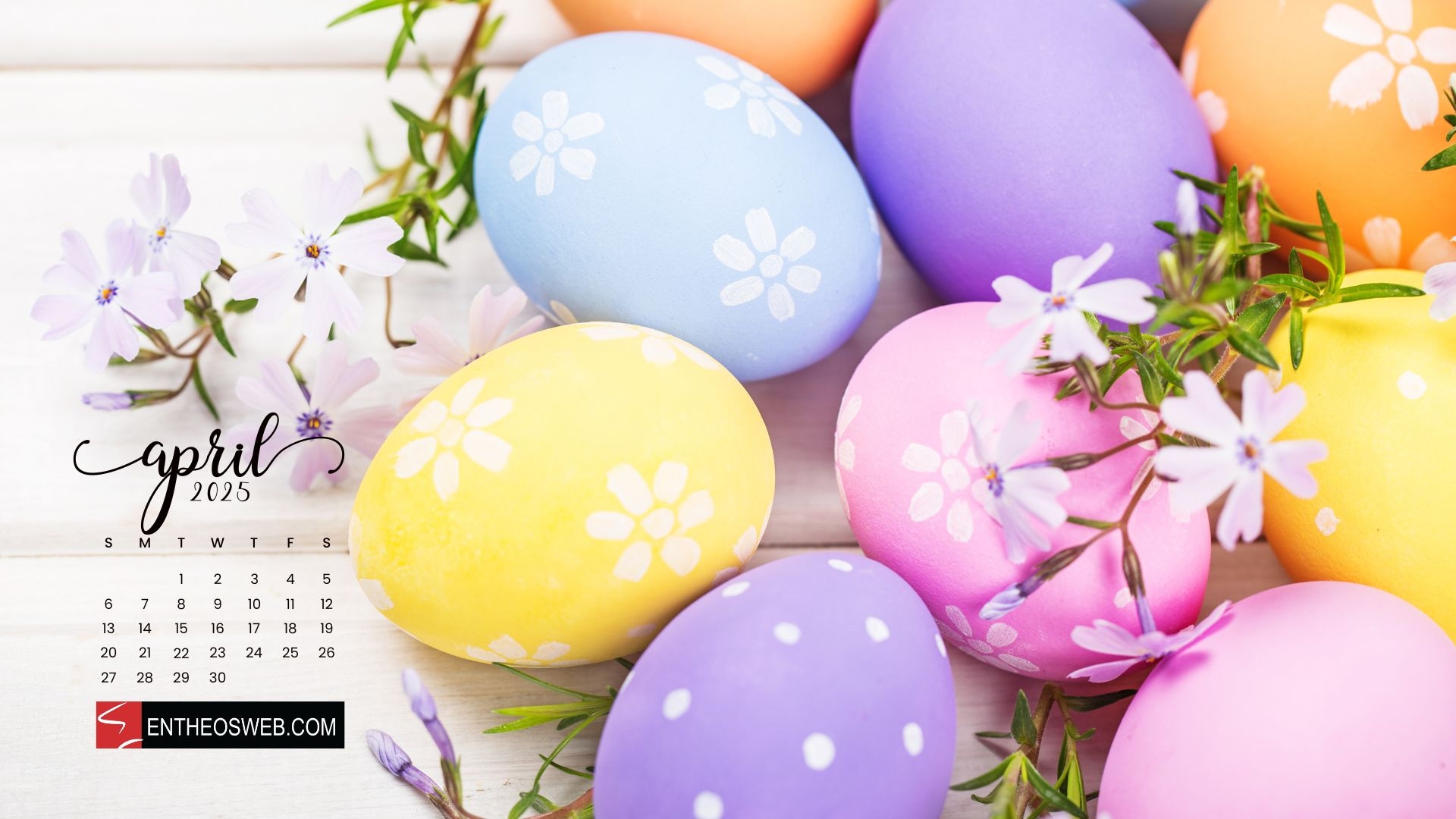 April 2025 Calendar Desktop Wallpaper And Screensavers EntheosWeb