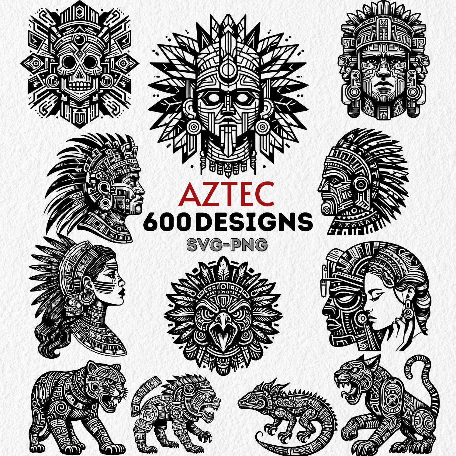 Aztec Tattoo Etsy