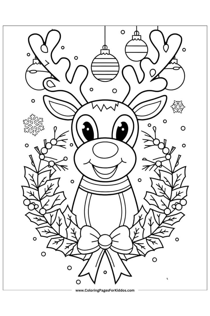 Best Cute December Coloring Pages Printable For Kids