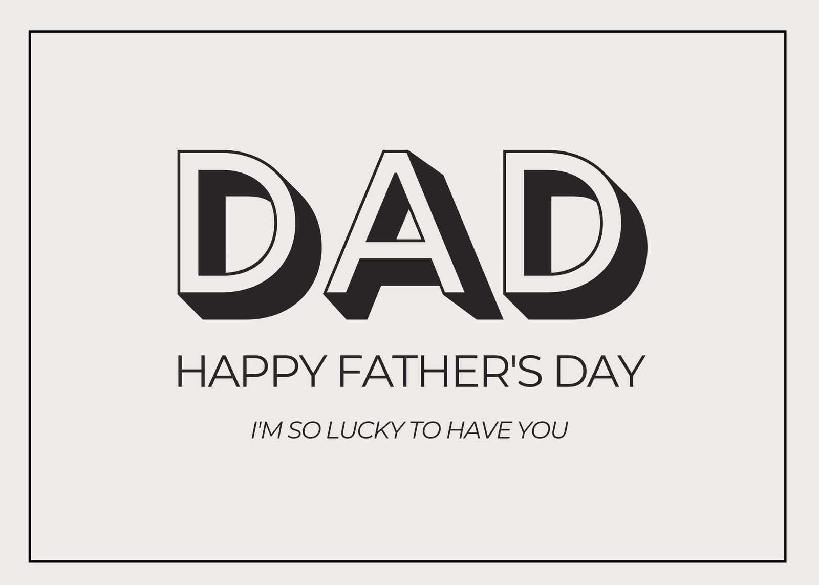 father's day card printable