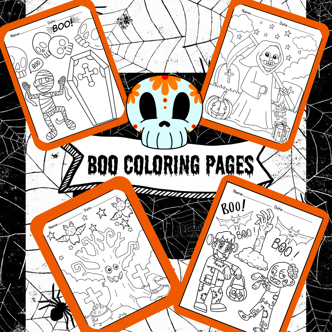 BOO Coloring Pages Halloween Art Activities Great For Morning Work Fall Made By Teachers
