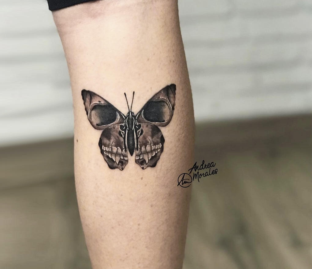 Butterfly Skull Tattoo By Andrea Morales Photo 26298 Butterfly Skull Tattoo By Andrea Morales Photo 26298