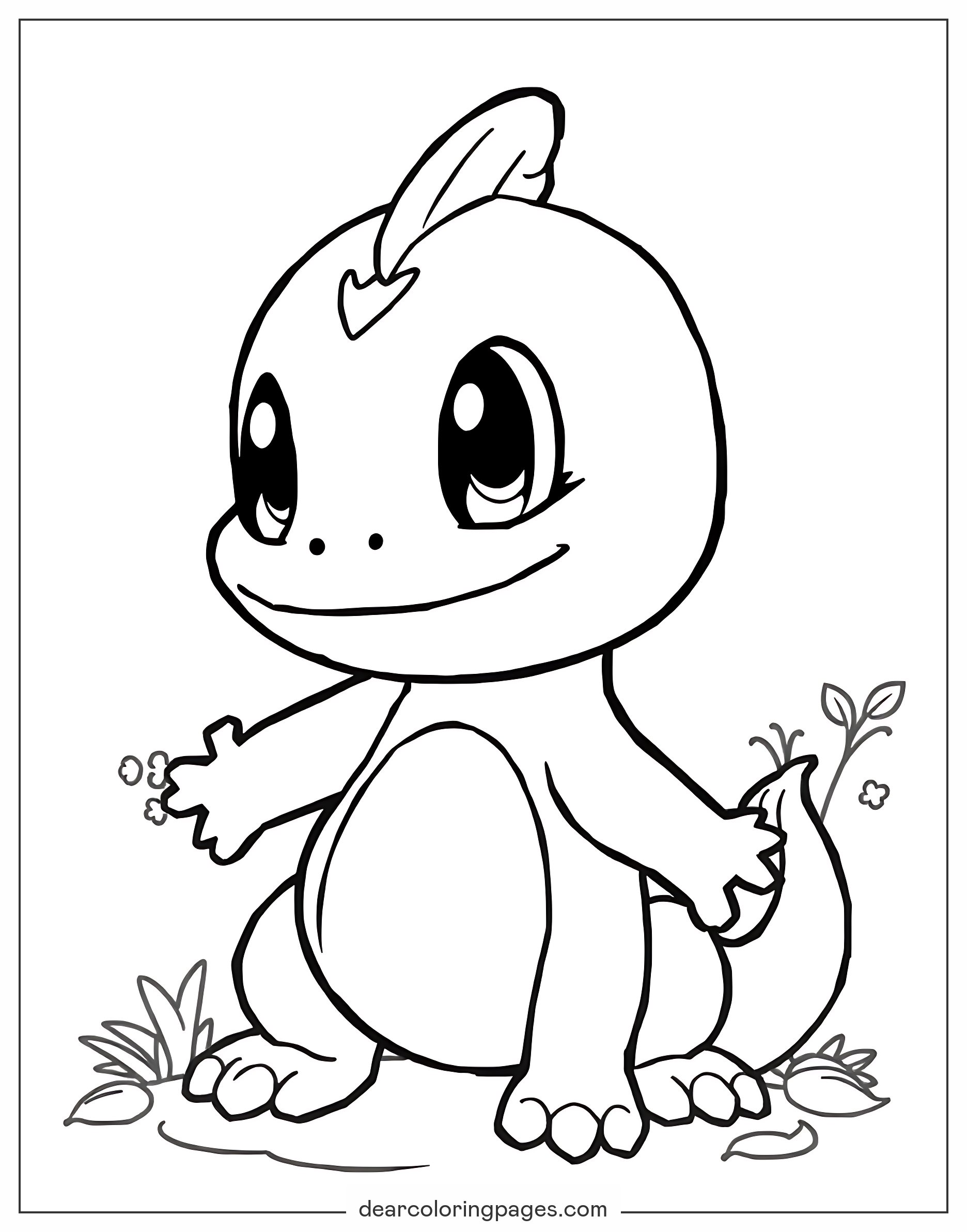 Charmander Coloring Pages 7 Free Printable Coloring Pages
