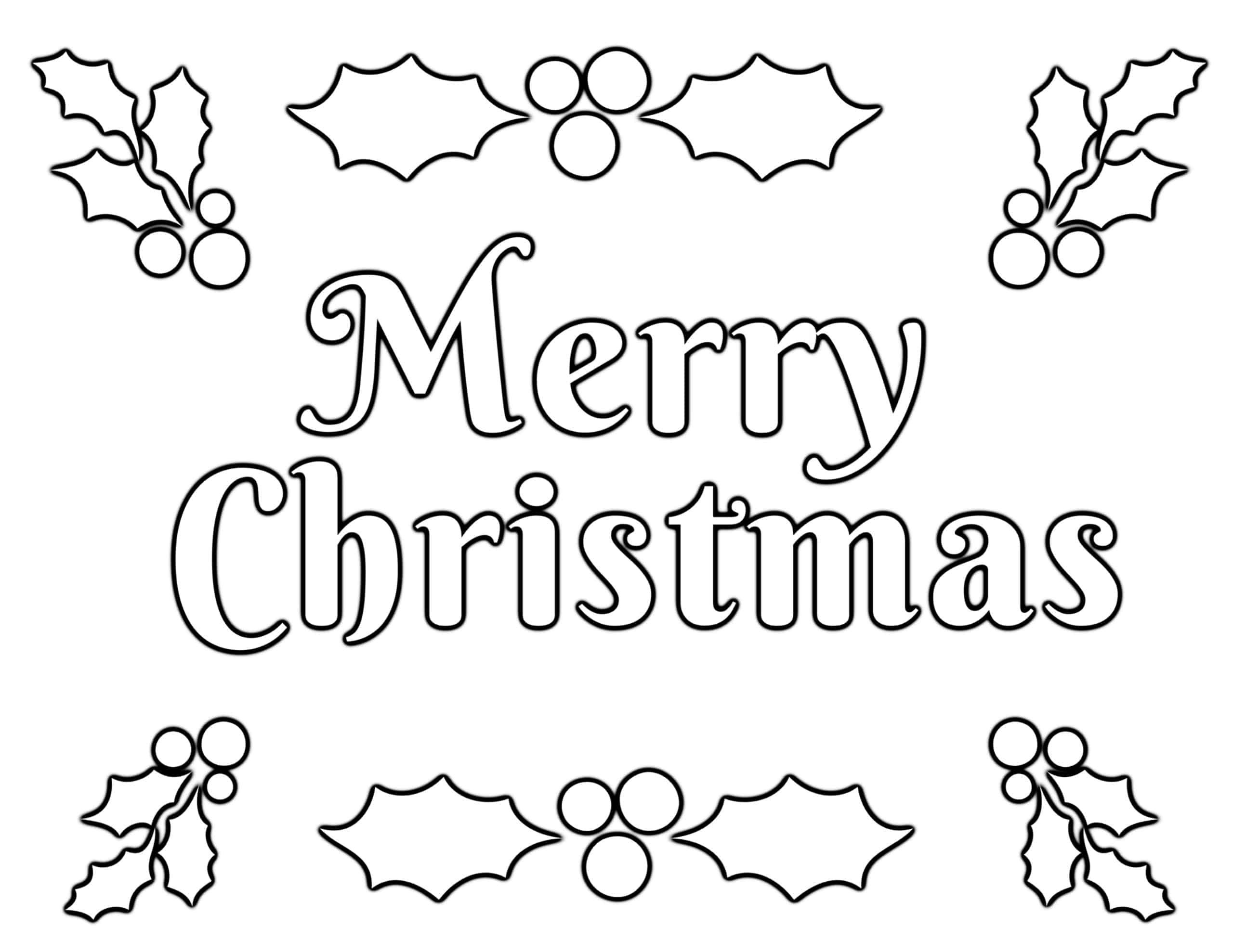 Christmas Coloring Pages For Kids 100 FREE Easy Printable PDF Christmas Coloring Pages For Kids 100 FREE Easy Printable PDF