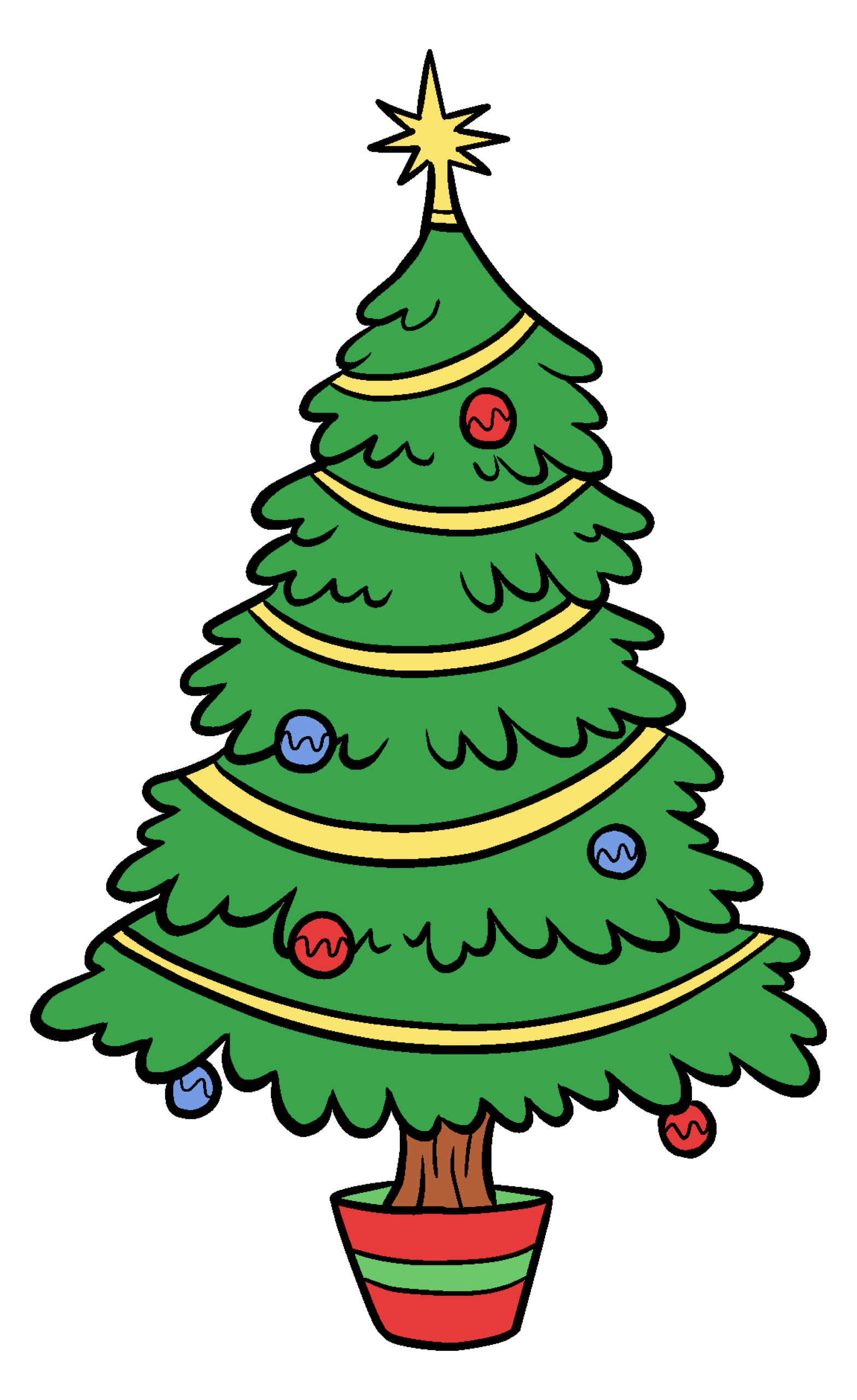 christmas tree printable