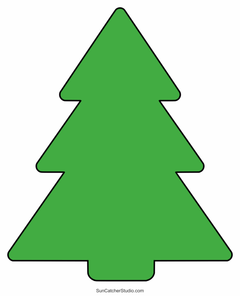 Christmas Tree Templates And Stencils Free Printable Patterns Free Printables Monograms Design Tools Patterns DIY Projects