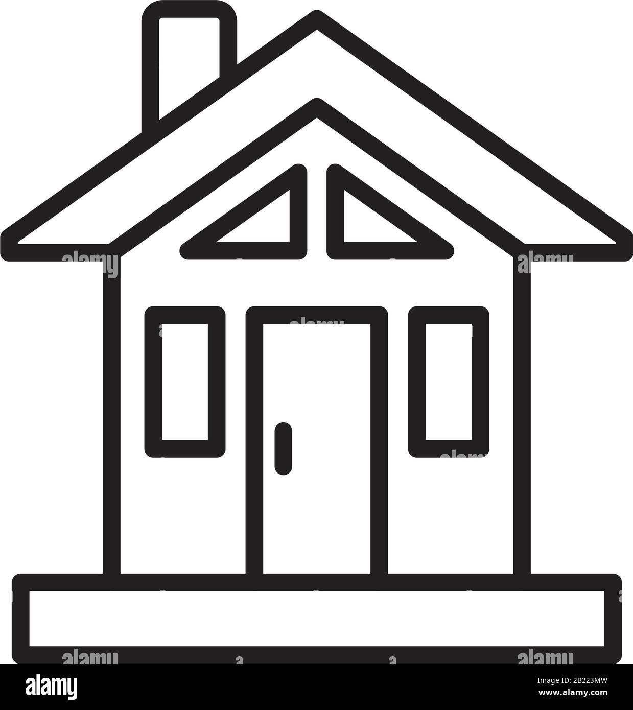 Collage House Icon Template Black Color Editable Collage House Icon Symbol Flat Vector Illustration For Graphic And Web Design Stock Vector Image Art Alamy