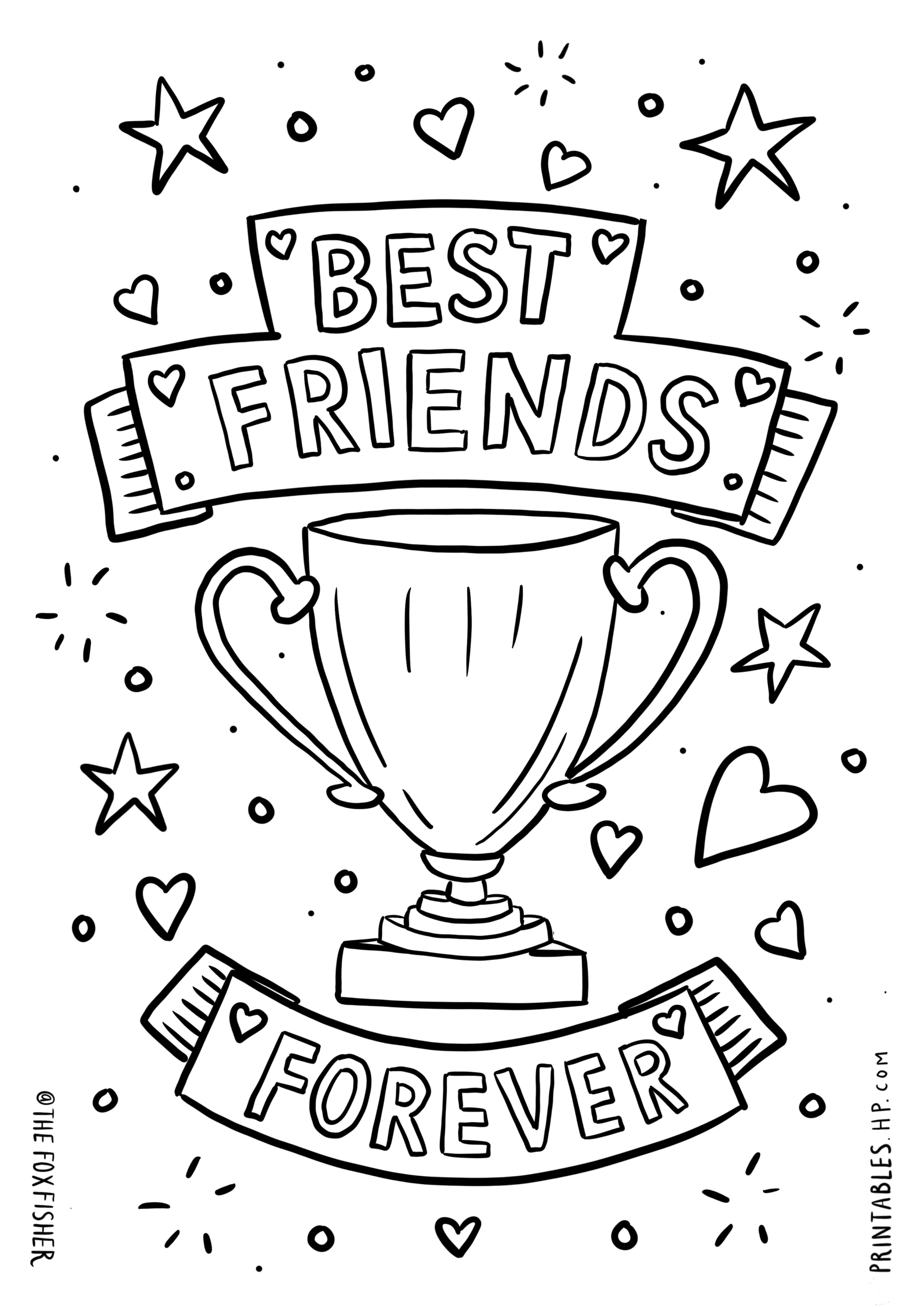 Coloring For Kids BFF Printables Free Coloring Pages Learning Worksheets HP Official Site