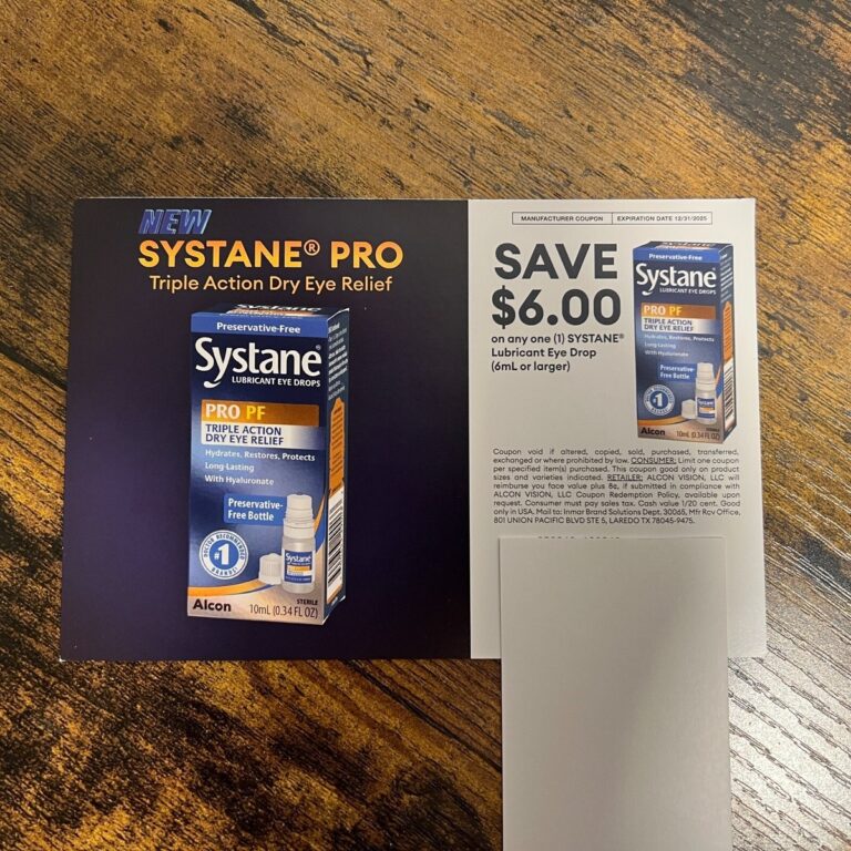 Coupon Save 6 Off 1 Systane Lubricant Eye Drop 6mL Or Larger Expires 12 31 25 EBay