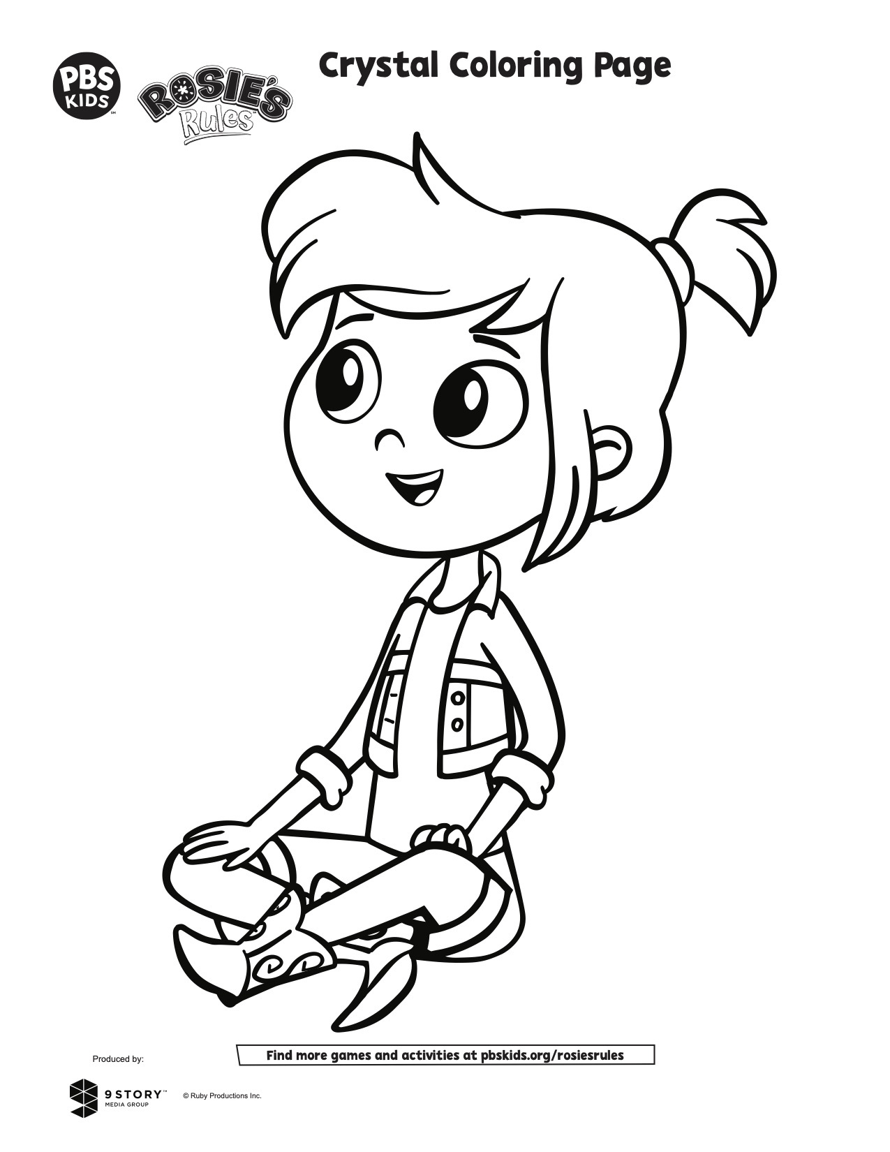 Crystal Coloring Page Kids Coloring Pages PBS KIDS For Parents Crystal Coloring Page Kids Coloring Pages PBS KIDS For Parents