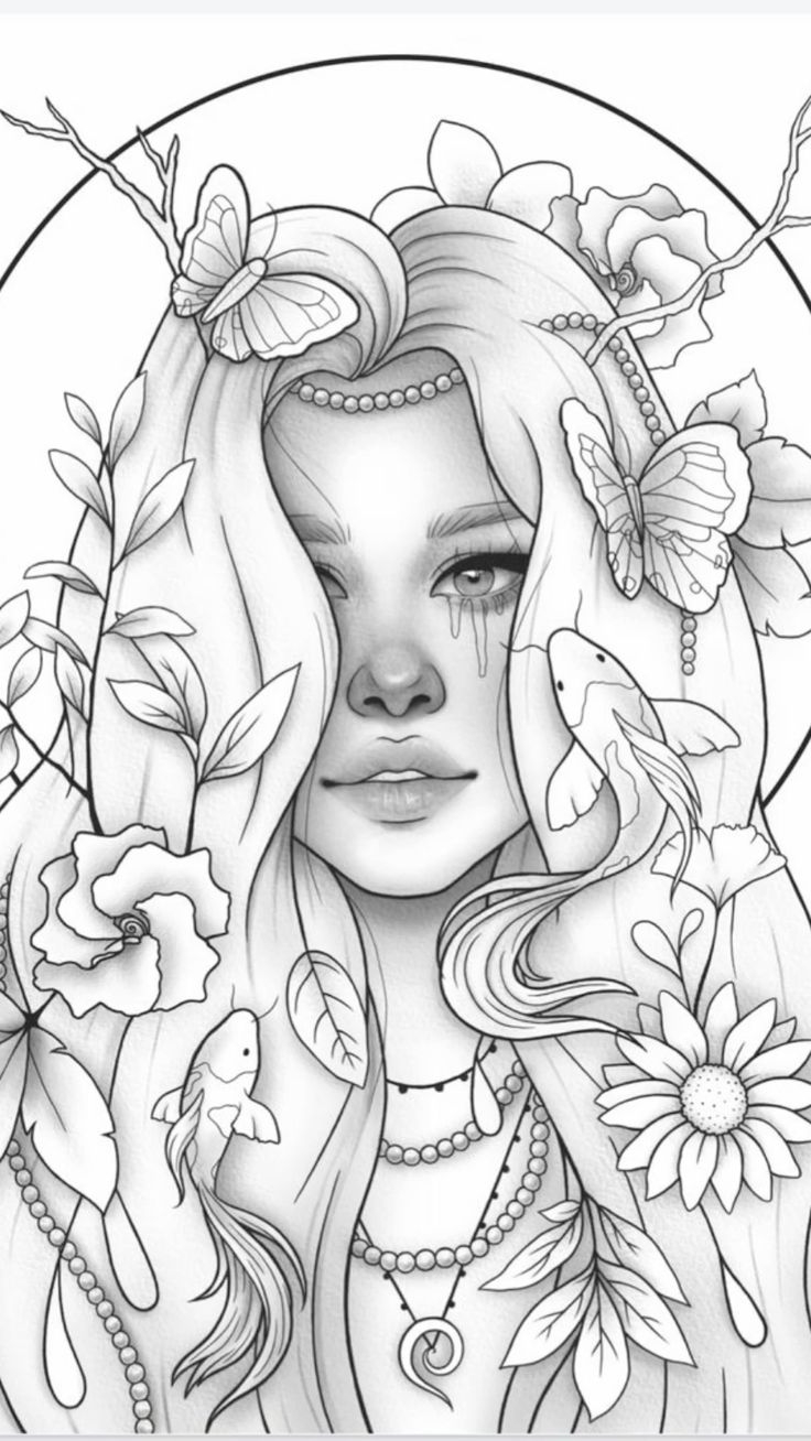Cute Coloring Pages For Adults Young Adults 