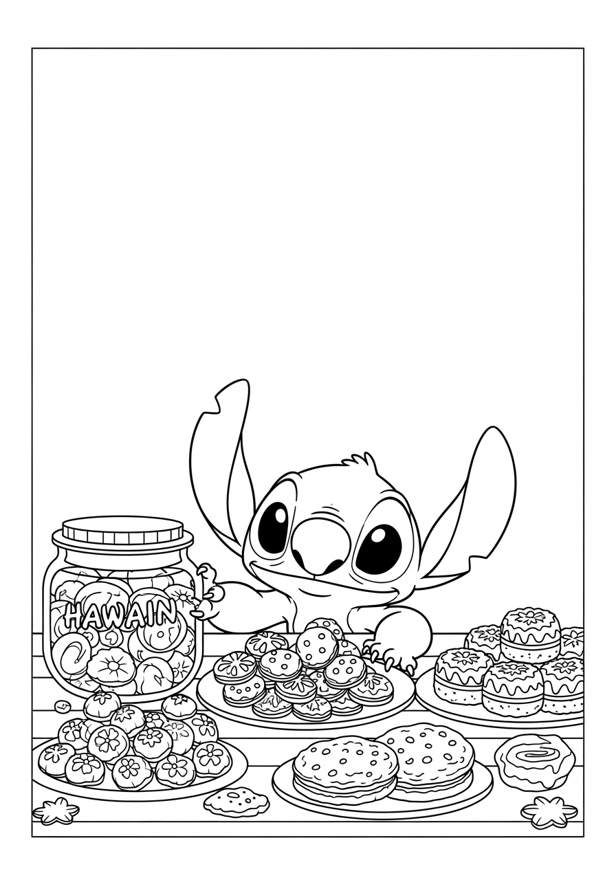 Cute Coloring Pages Of Stitch Fun Printables For Kids