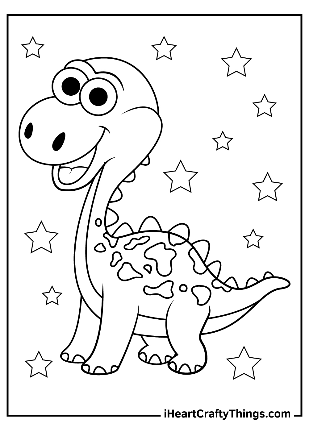 dinosaur coloring pages printable free