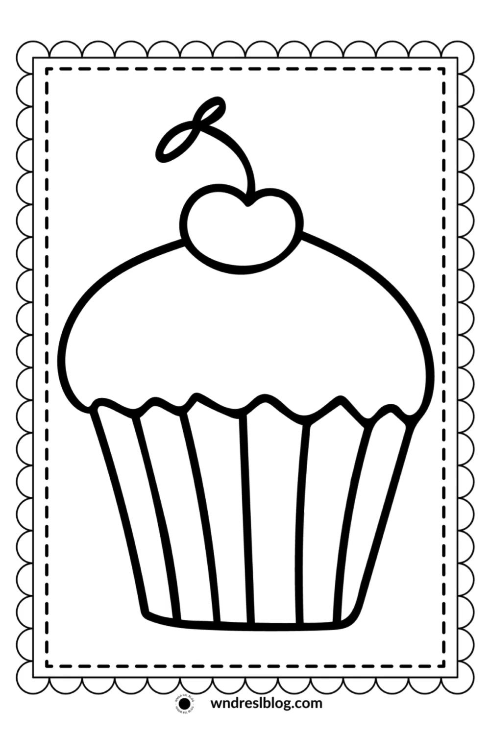 Cute Simple Coloring Page Printable Cute Simple Coloring Page Printable