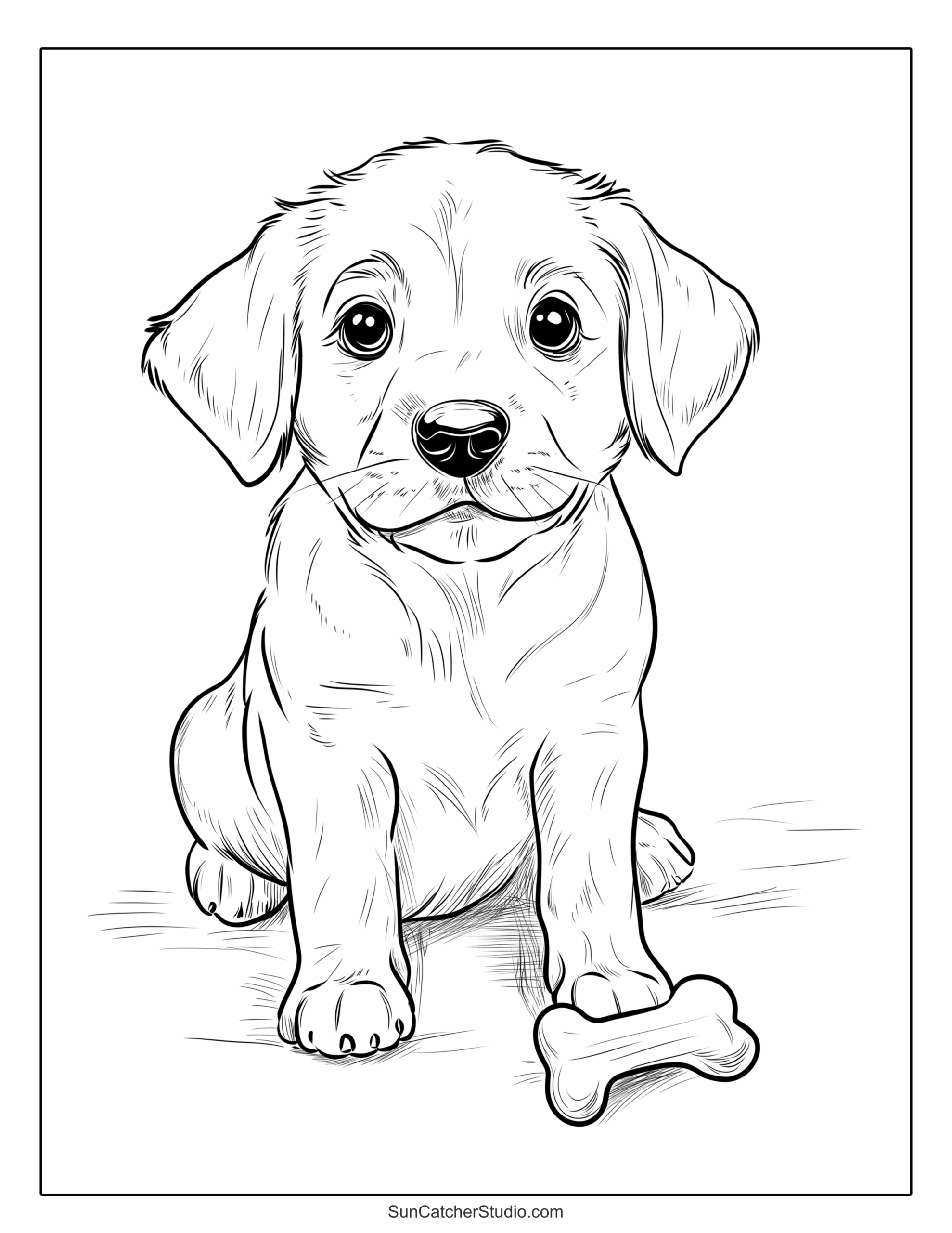 Dog And Puppy Coloring Pages And Coloring Sheets Free Printables Monograms Design Tools Patterns DIY Projects