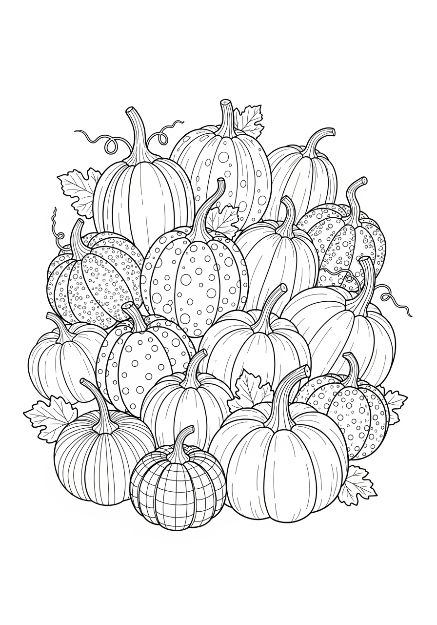 pumpkin printable coloring pages