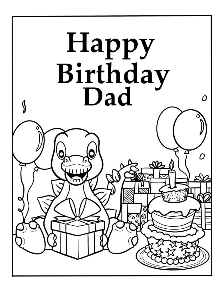 happy birthday coloring pages printable happy birthday coloring pages printable