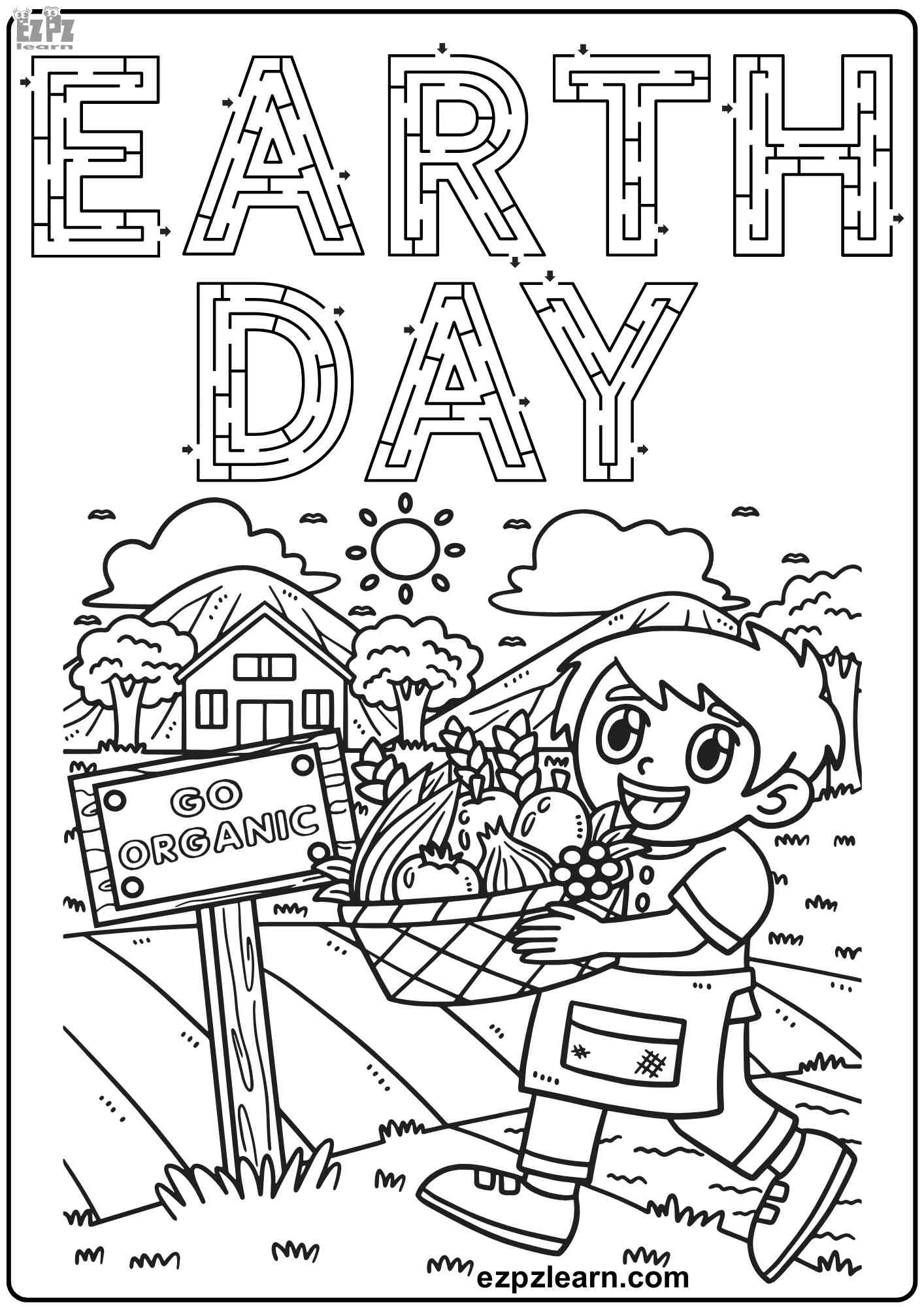 earth day coloring pages