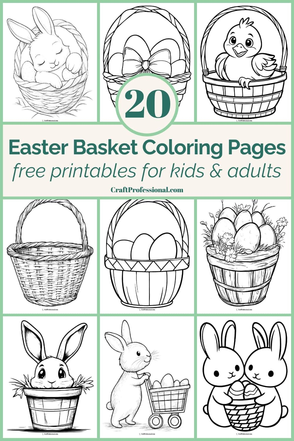 easter basket coloring pages printable easter basket coloring pages printable