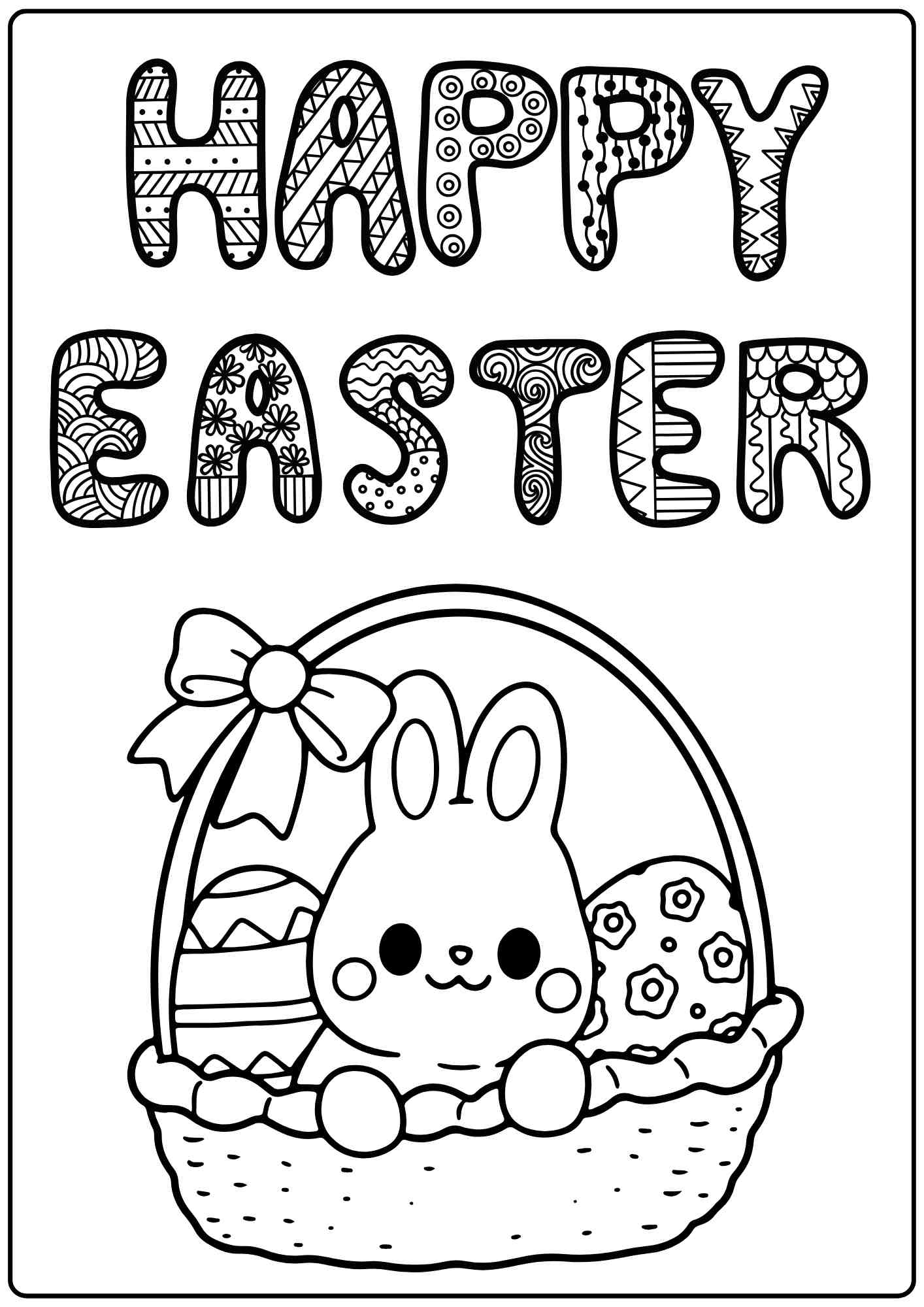 easter coloring pages printable