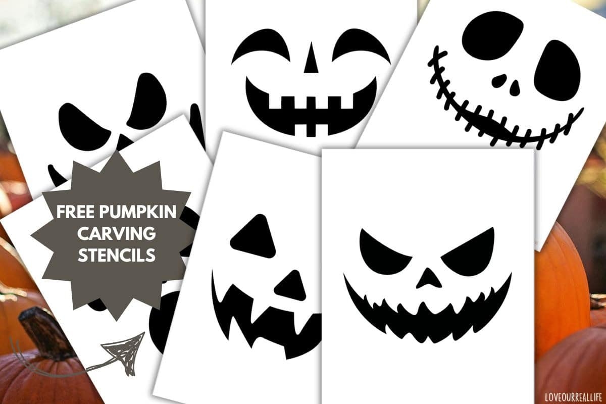 Easy Pumpkin Carving Stencils Free Jack O Lantern Faces To Download Love Our Real Life Easy Pumpkin Carving Stencils Free Jack O Lantern Faces To Download Love Our Real Life