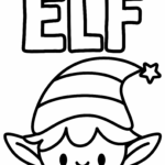Elf Coloring Pages To Print Crafty Morning