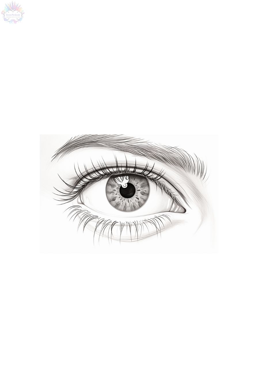 eye coloring page