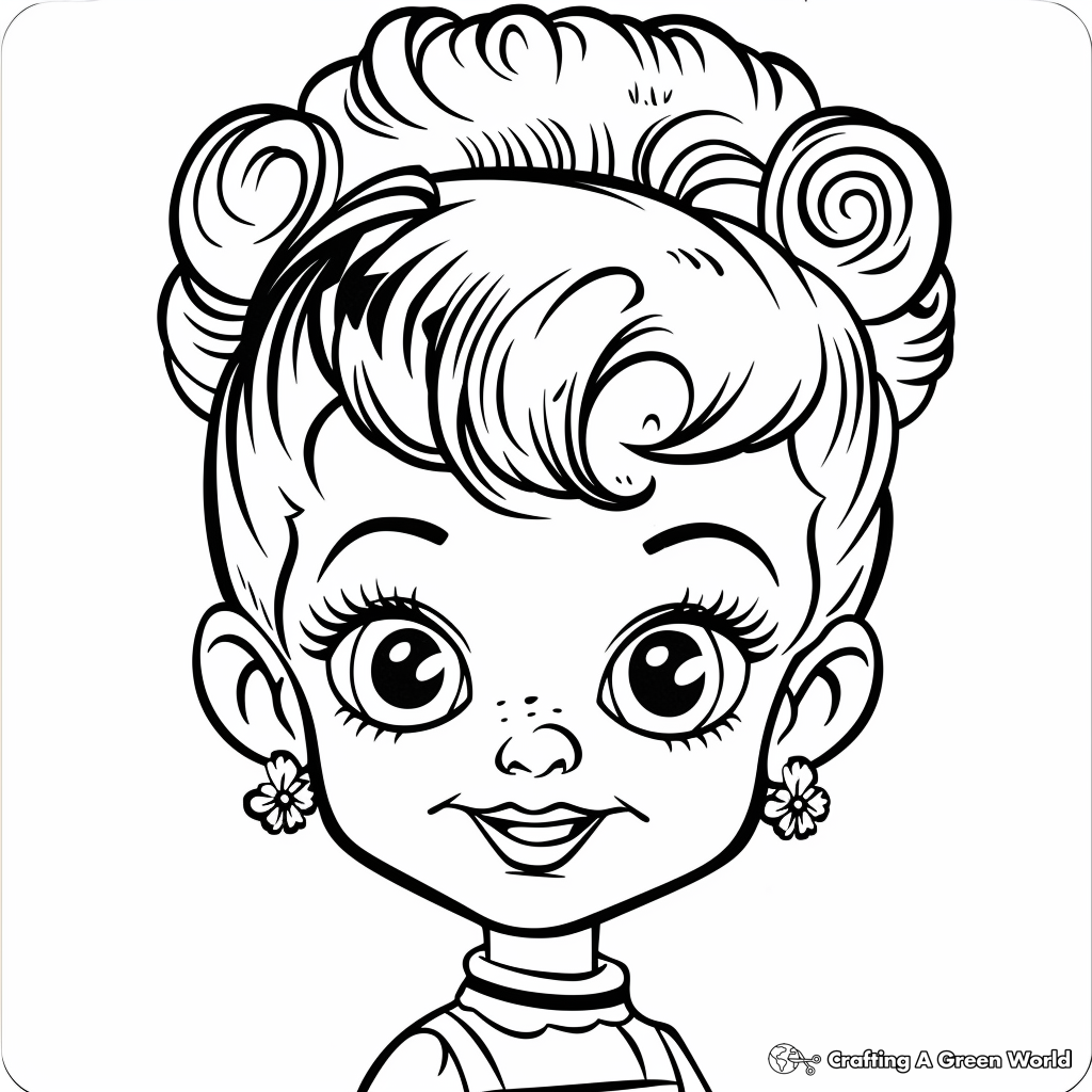 Fancy Nancy Coloring Pages Free Printable 