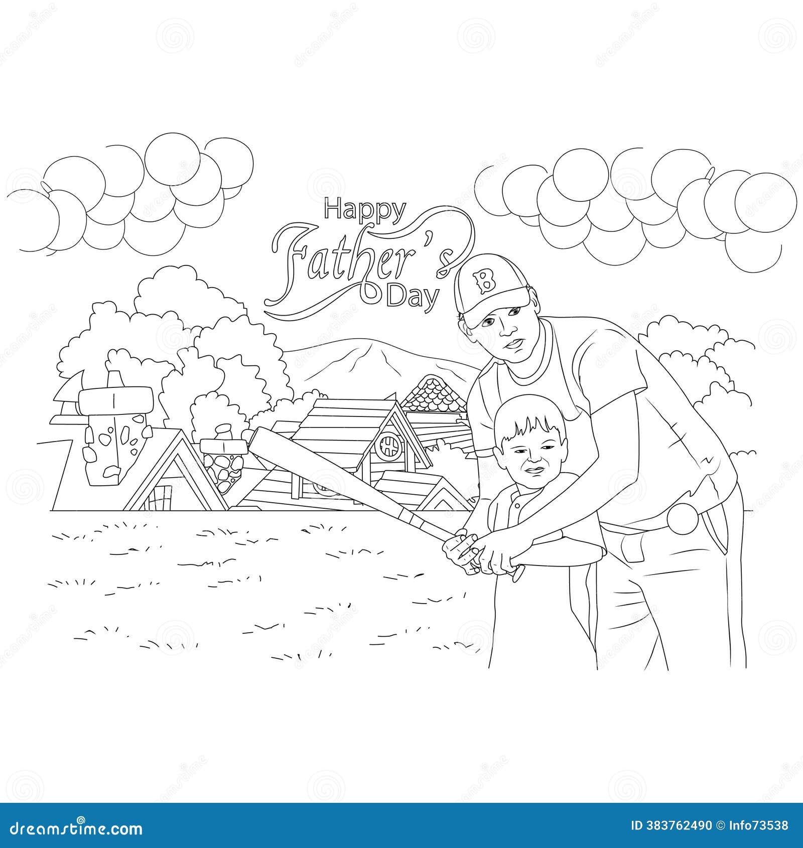father's day coloring page father's day coloring page