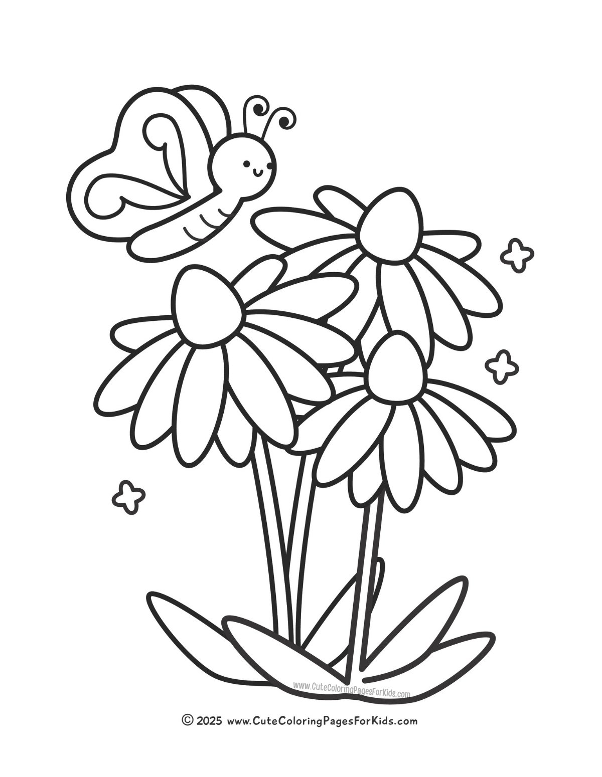 printable flower coloring pages