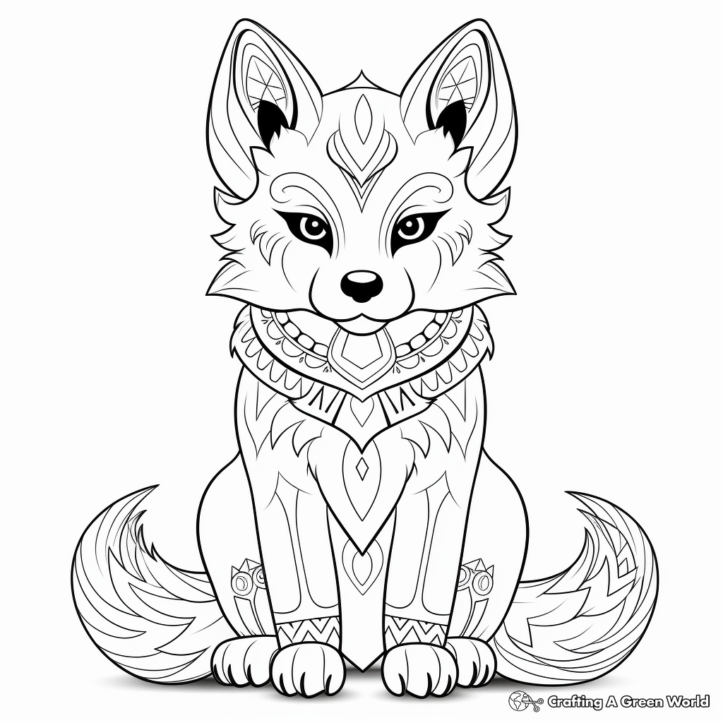 coloring pages fox coloring pages fox