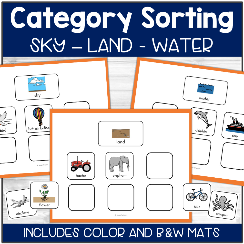 Free Category Sorting Activity Preschool Speech Therapy Autism Made By Teachers Free Category Sorting Activity Preschool Speech Therapy Autism Made By Teachers