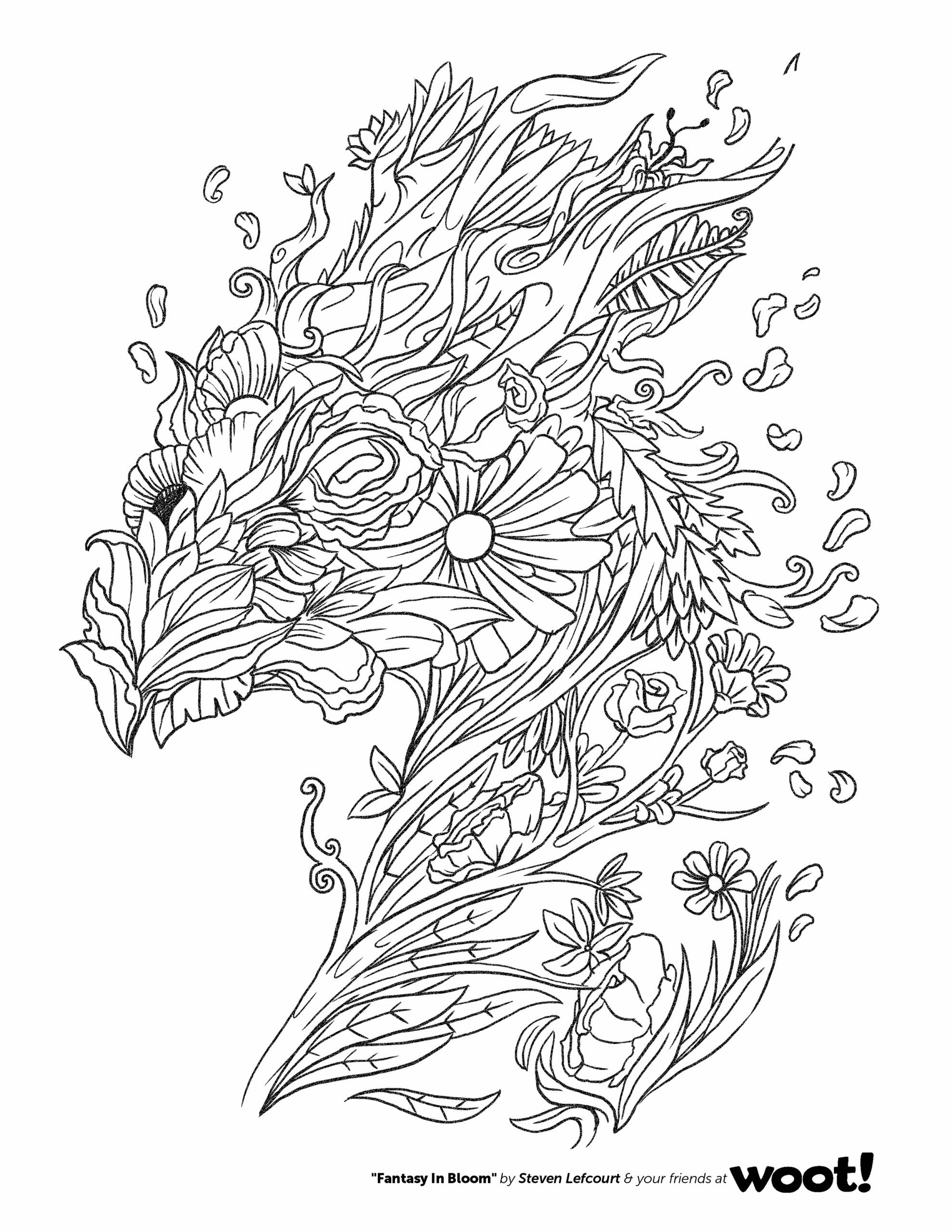 FREE Digital Download Coloring Page 2 Shenanigans Woot