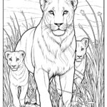Free Lion Coloring Pages Printable PDFs
